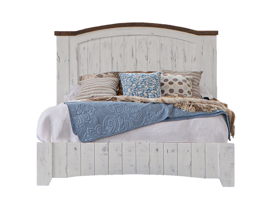 Pueblo White King Bed