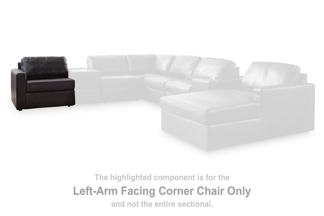 Modmax II Sectional with Chaise and Storage Consoles