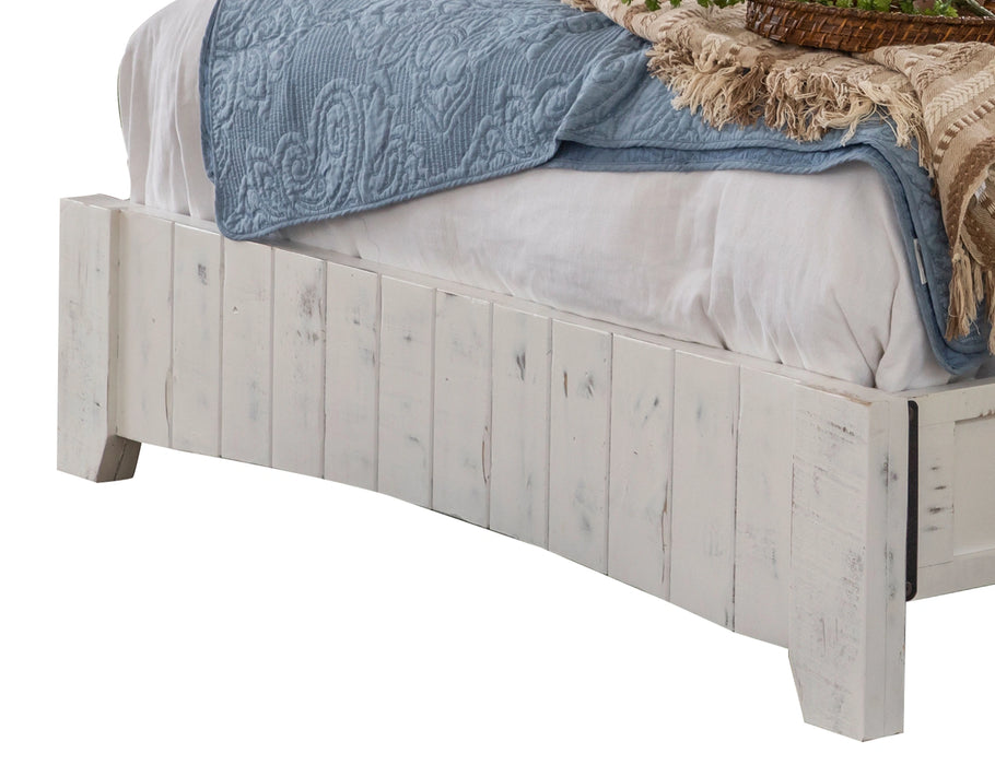 Pueblo White King Bed
