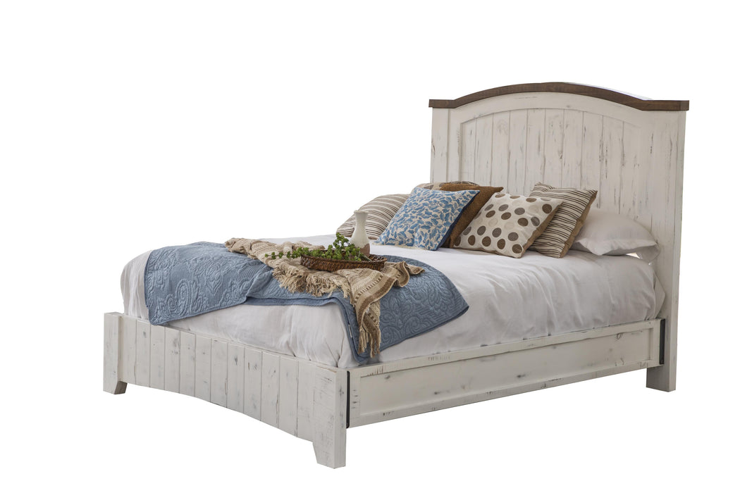 Pueblo White 6/6 Low-Profile Footboard & Rails image