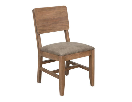 Natural Parota Solid wood chair with upholstered seat image