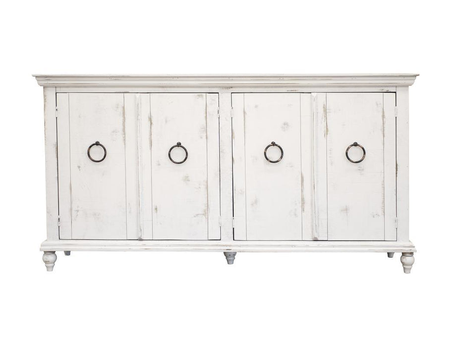 Capri Console w/4 Doors, White finish*
