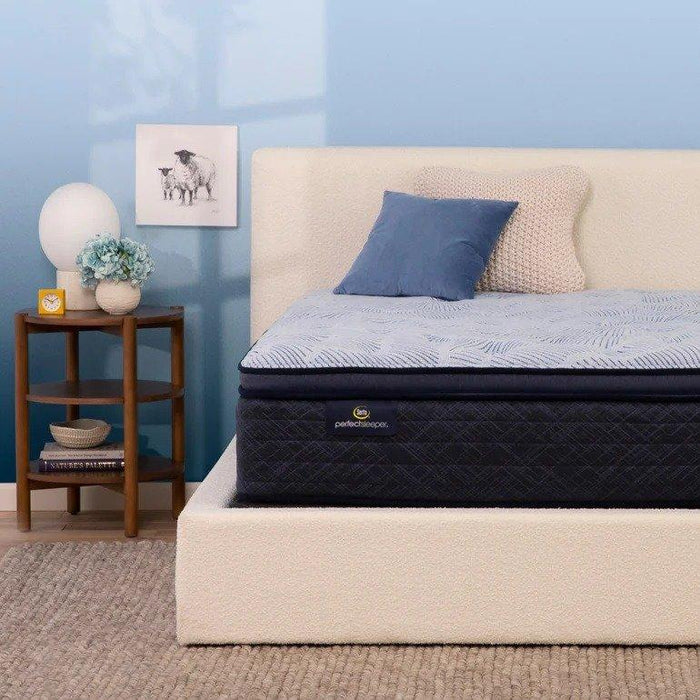 Serta Perfect Sleeper Innerspring Mattress Blue Lagoon Nights Plush Pillow Top - California King image