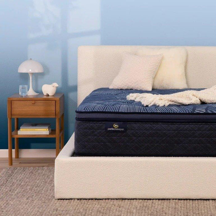 Serta Perfect Sleeper Innerspring Mattress Cobalt Calm Plush Pillow Top - California King image