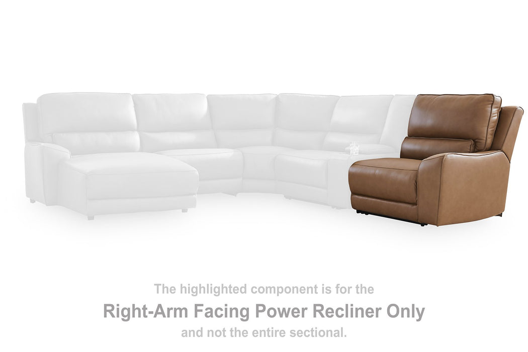 DeepWakes Power Reclining Sectional with Chaise