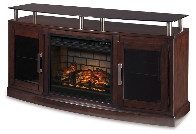 Chanceen 60" TV Stand with Electric Fireplace