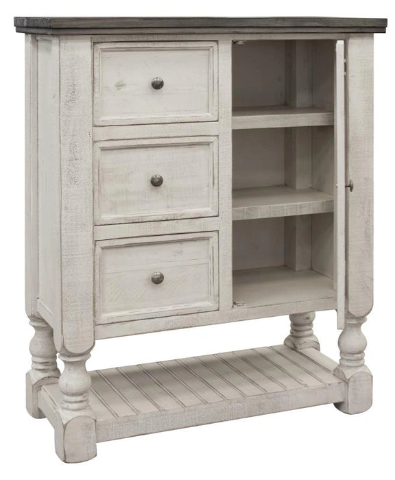 Stone 3 Drawer, 1 Door Chest