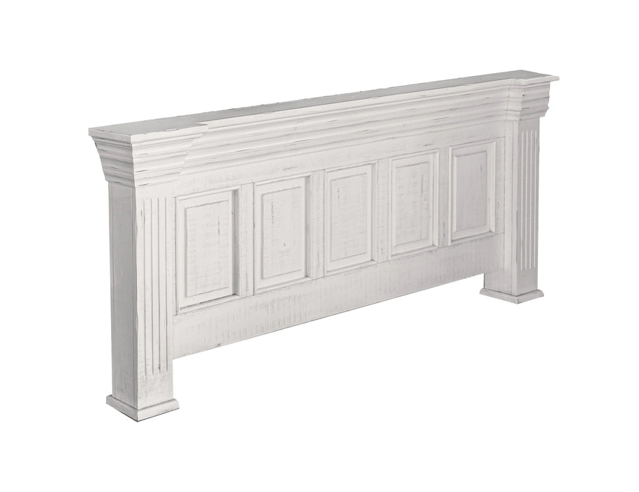 Terra White King Bed