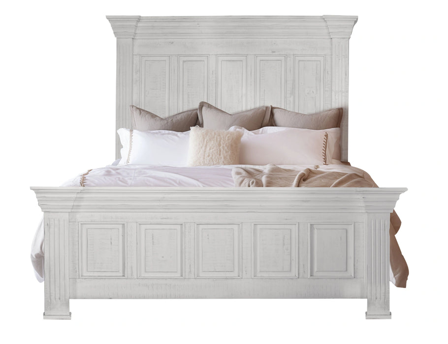 Terra White King Bed