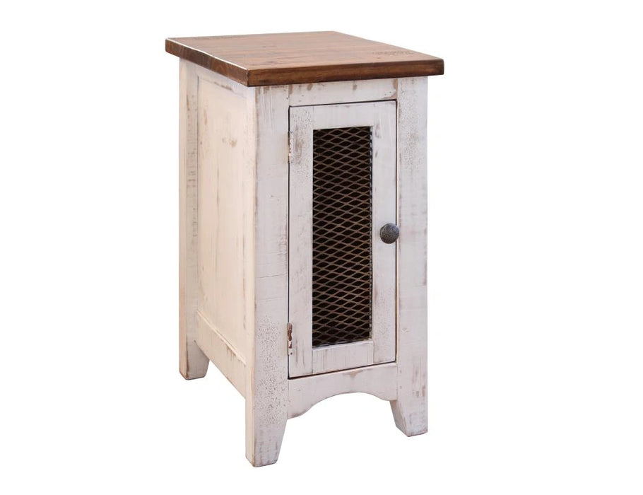 Pueblo White 1 Mesh Door